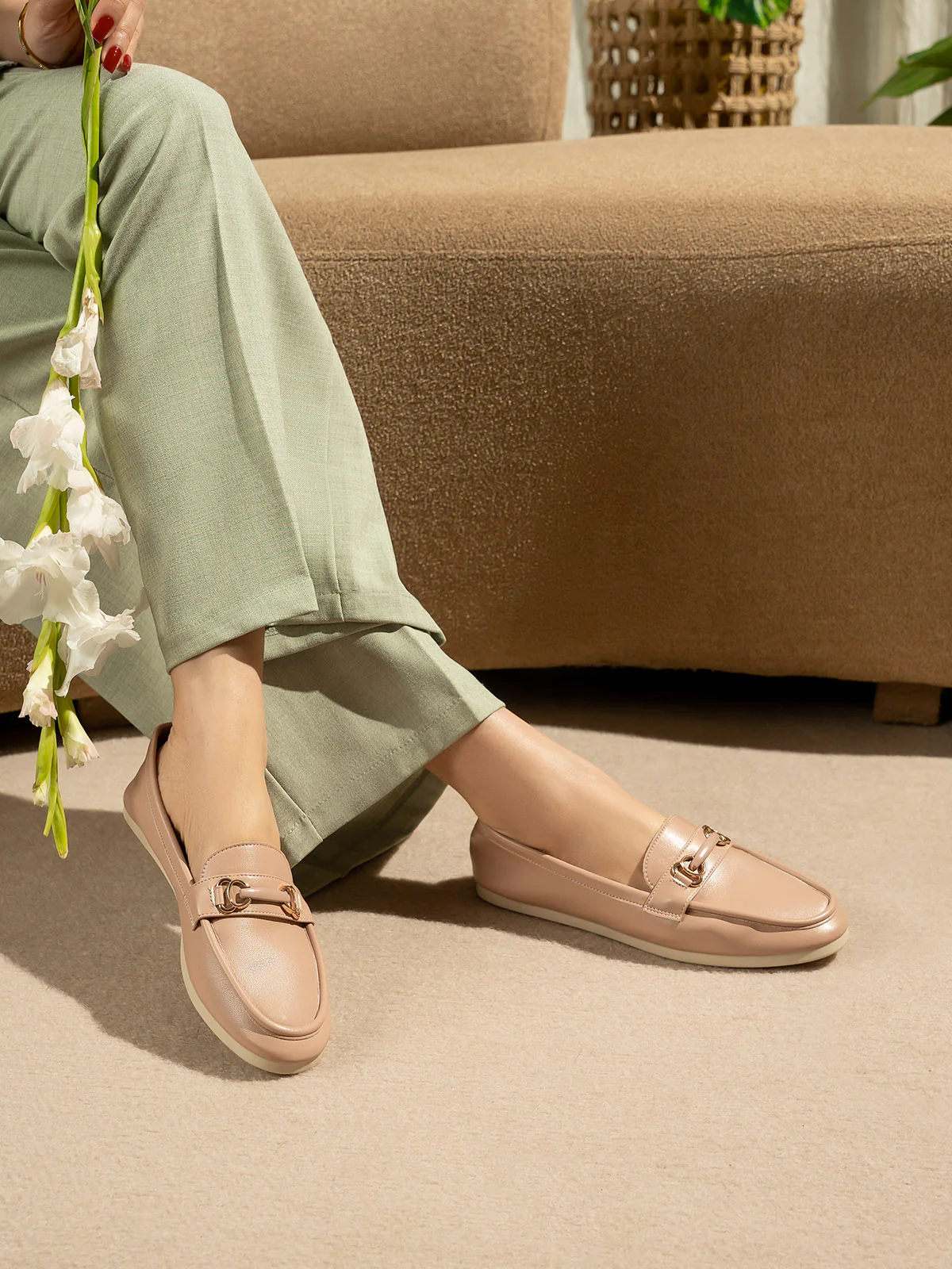 Women "ABIGAIL" Convenient Slip On Moccasins