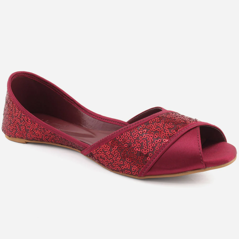 Women "ADE" Lightweight Peep Toe Khussa