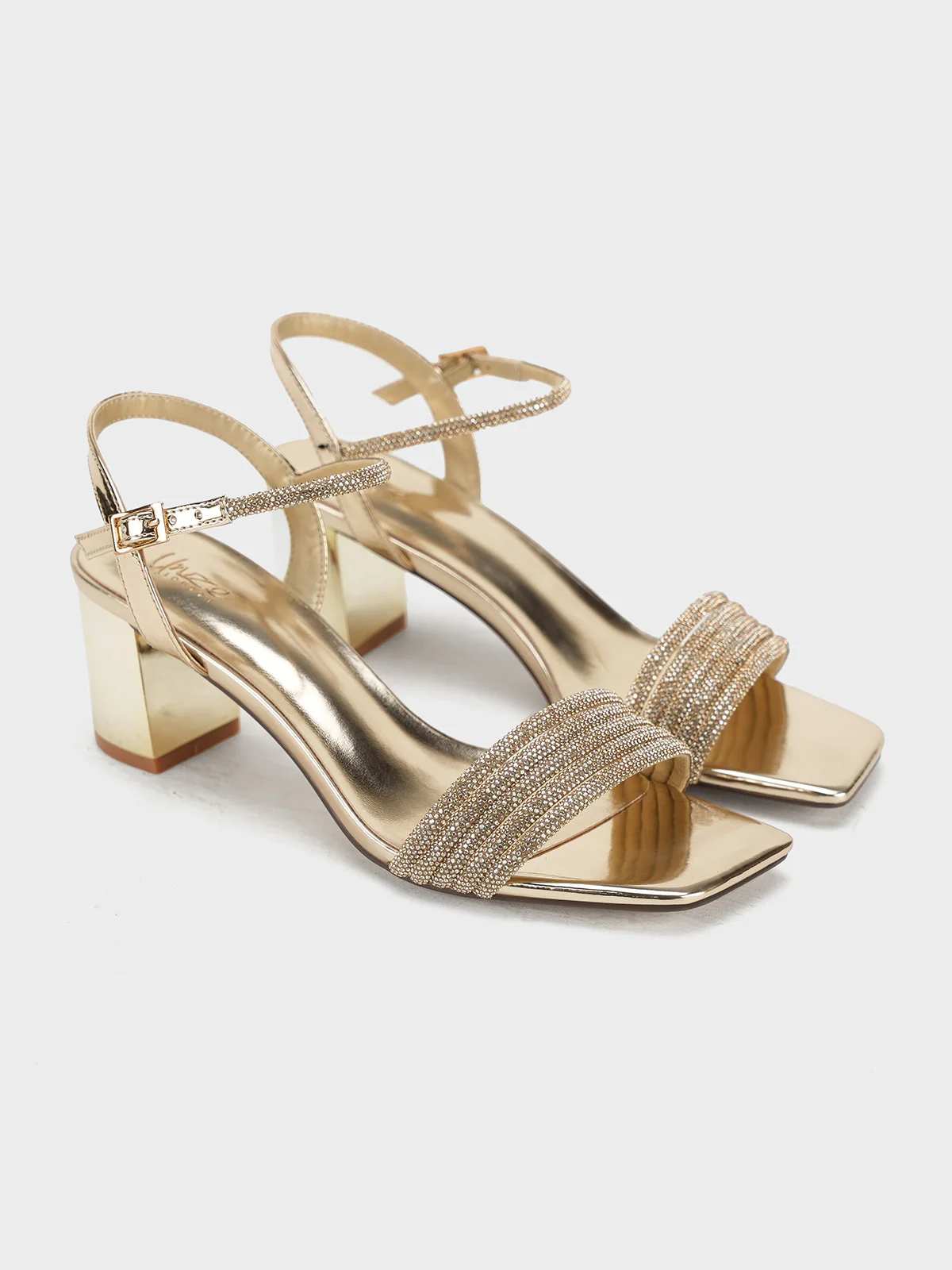 Women "ALINTA" Buckle Detail Heel Sandals - Image 2