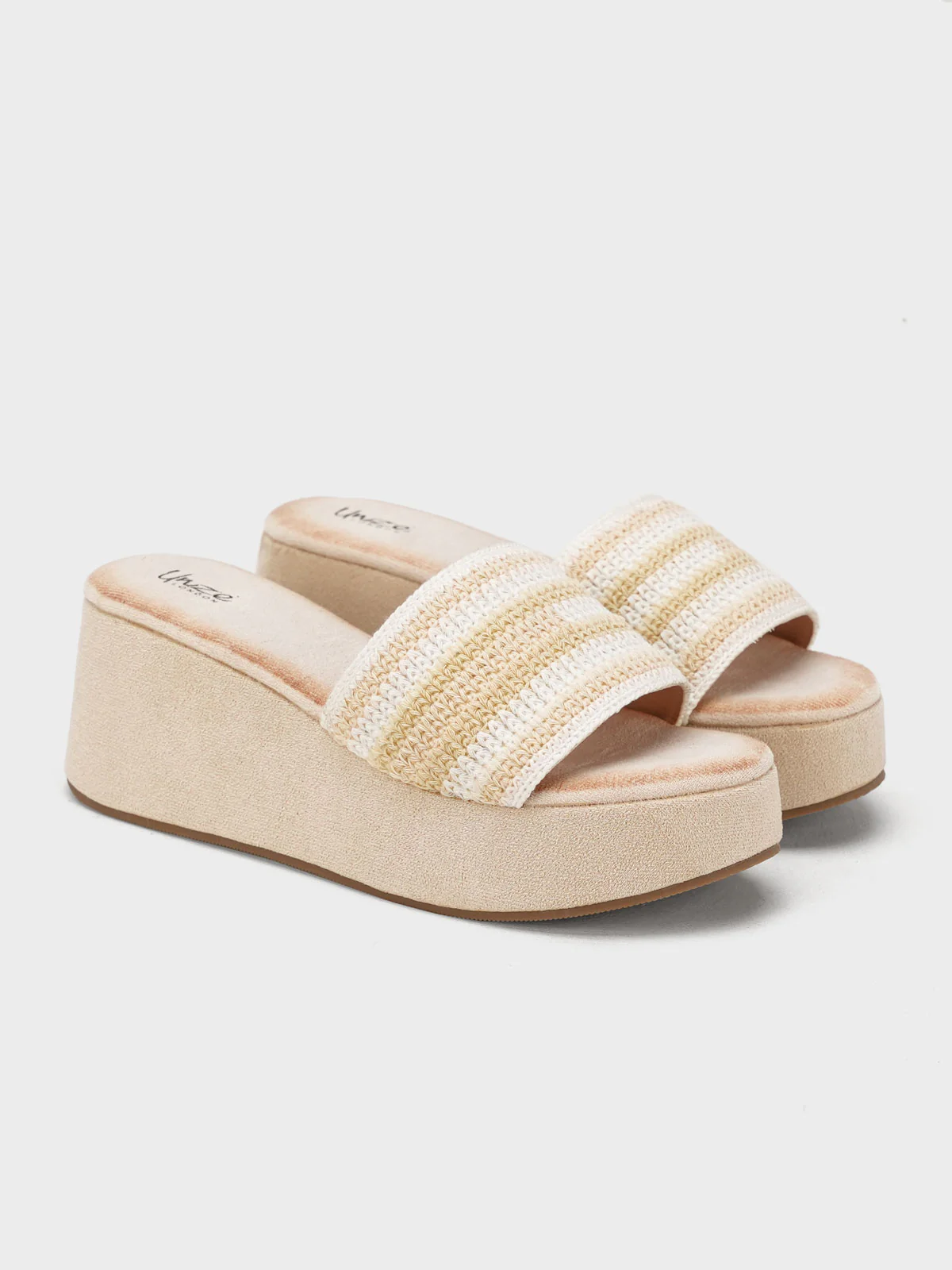 Women "ANONA" Stylish Wedge Heel Sandals - Image 2