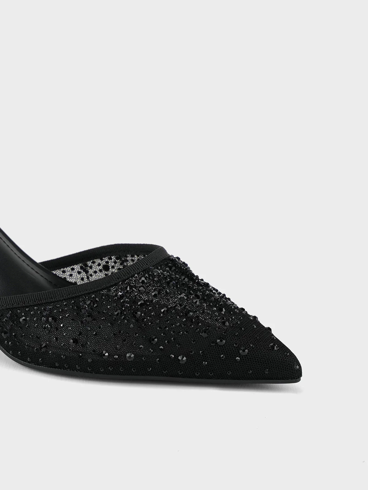 Women "ANSTICE" Shimmery Net Evening Sandals - Image 4