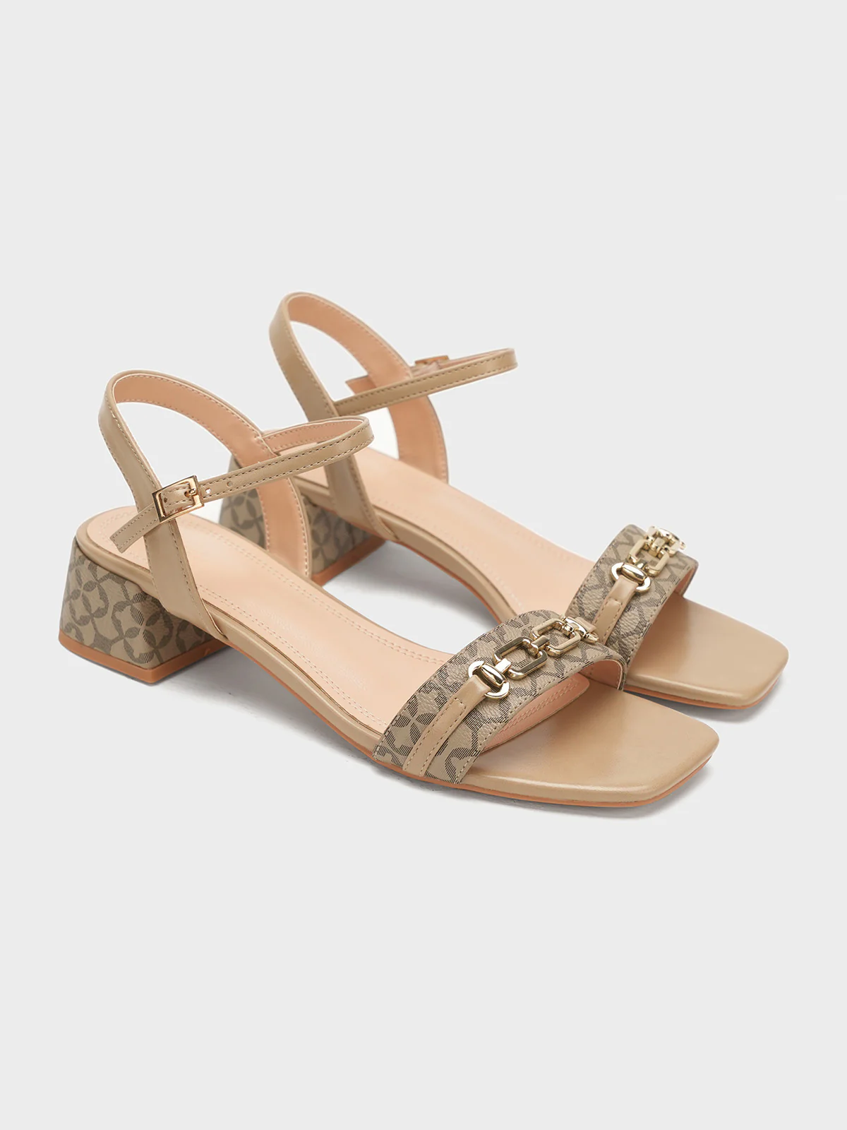 Women "ASSIAK" Block Heel Buckle Sandals - Image 2