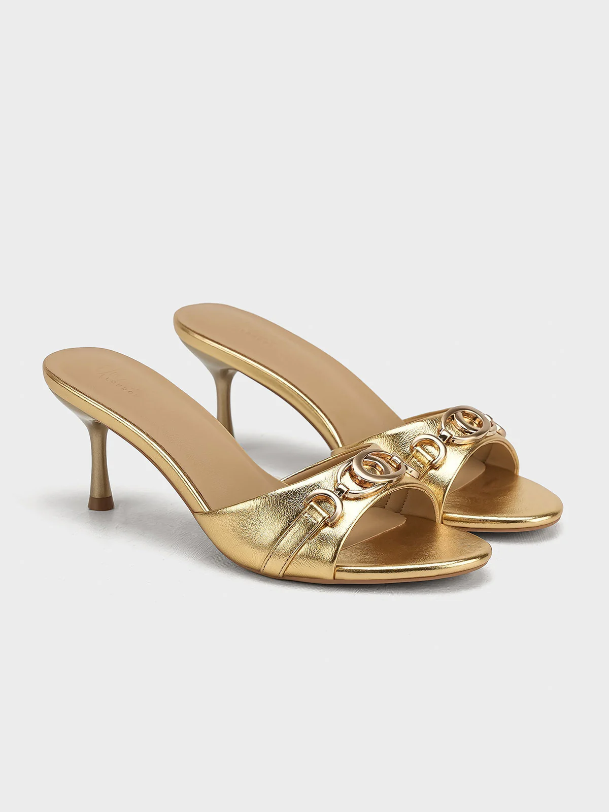 Women "AUDEN" Slip On Fancy Heel Sandals - Image 4