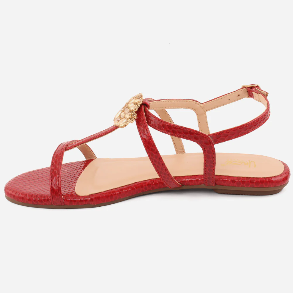 Women "AXEL" Back strap Flat Sandals - Image 3