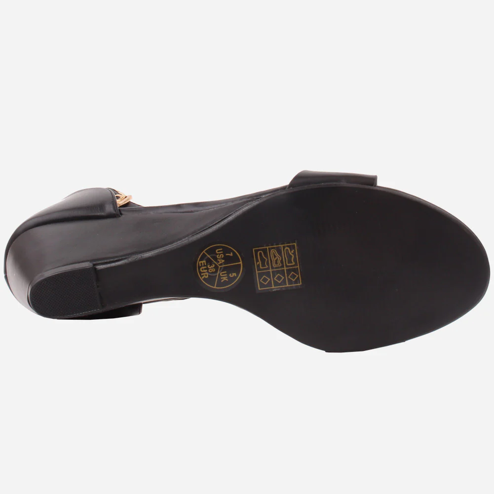 Women ‘Azeline’ Ankle Strap Wedge Sandals - Image 5