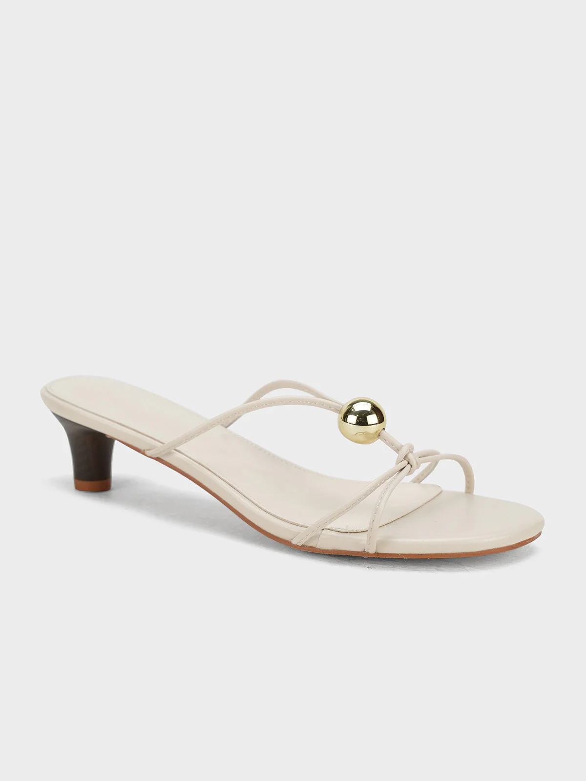 Women "BEATRIZ" Kitten Heel Slip On Sandals - Image 2