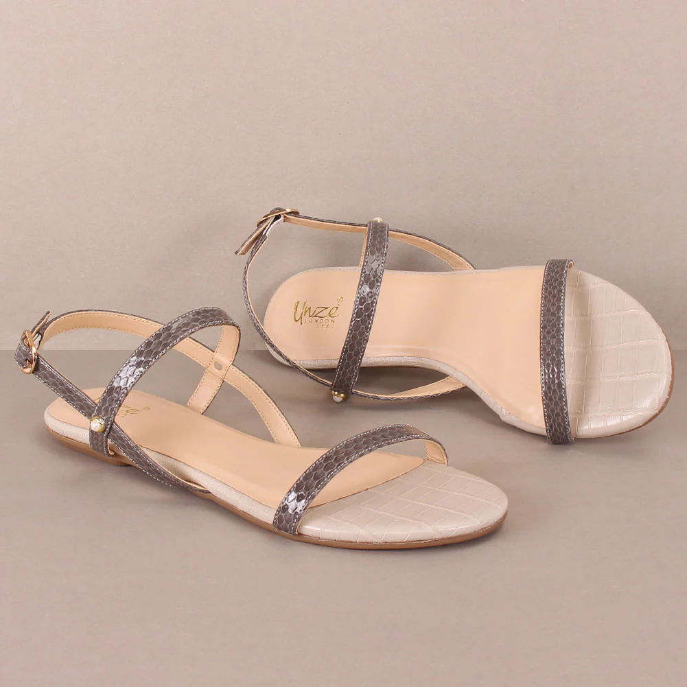 Women "Carmen" Stylish Buckle Sandals - Image 6