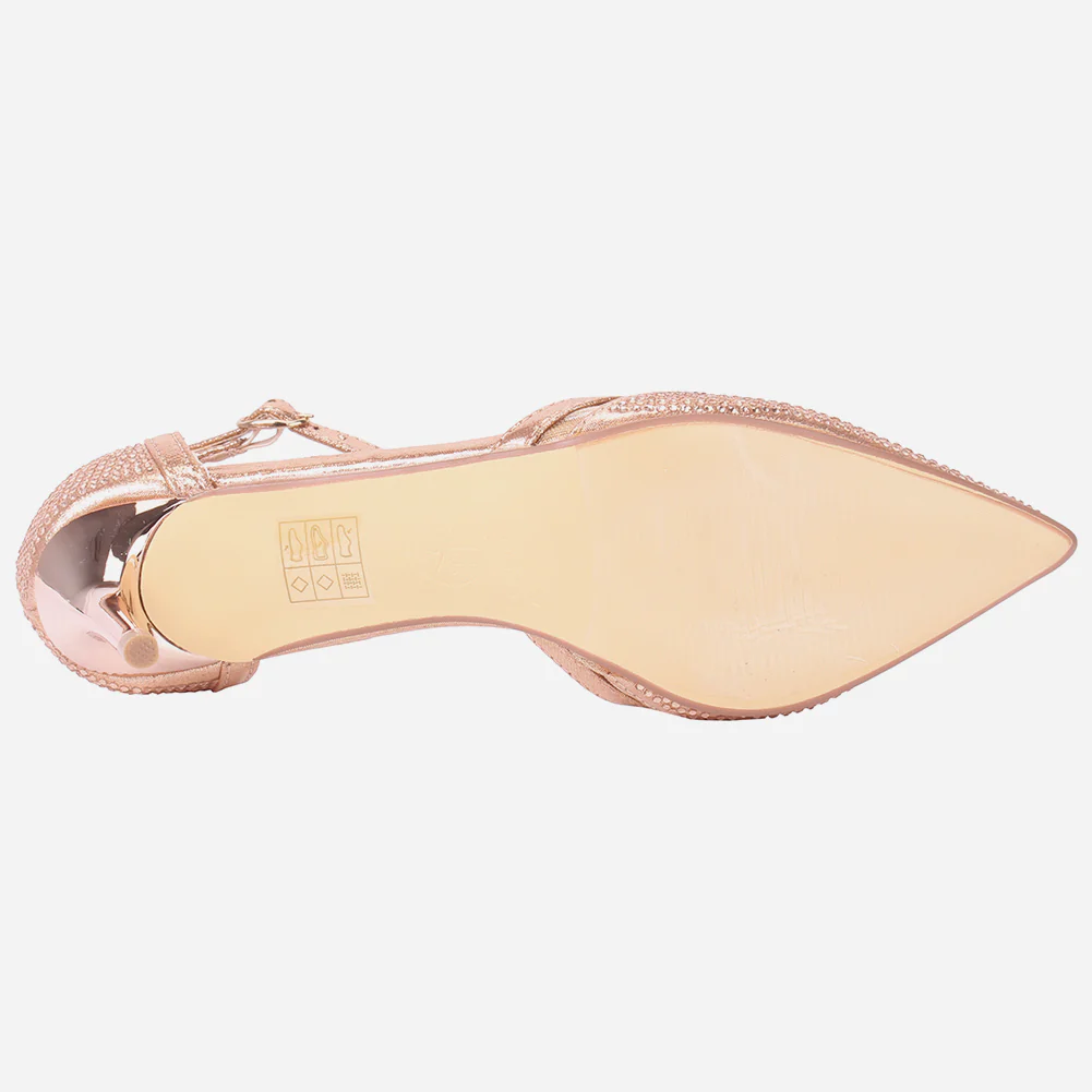 Women "COMET" Shiny Pointy Sandals - Image 5