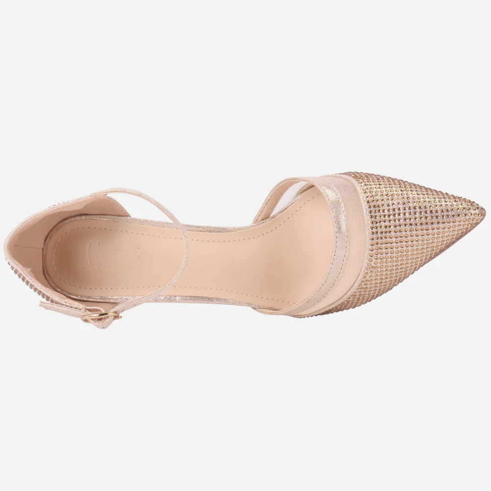Women "COMET" Shiny Pointy Sandals - Image 4