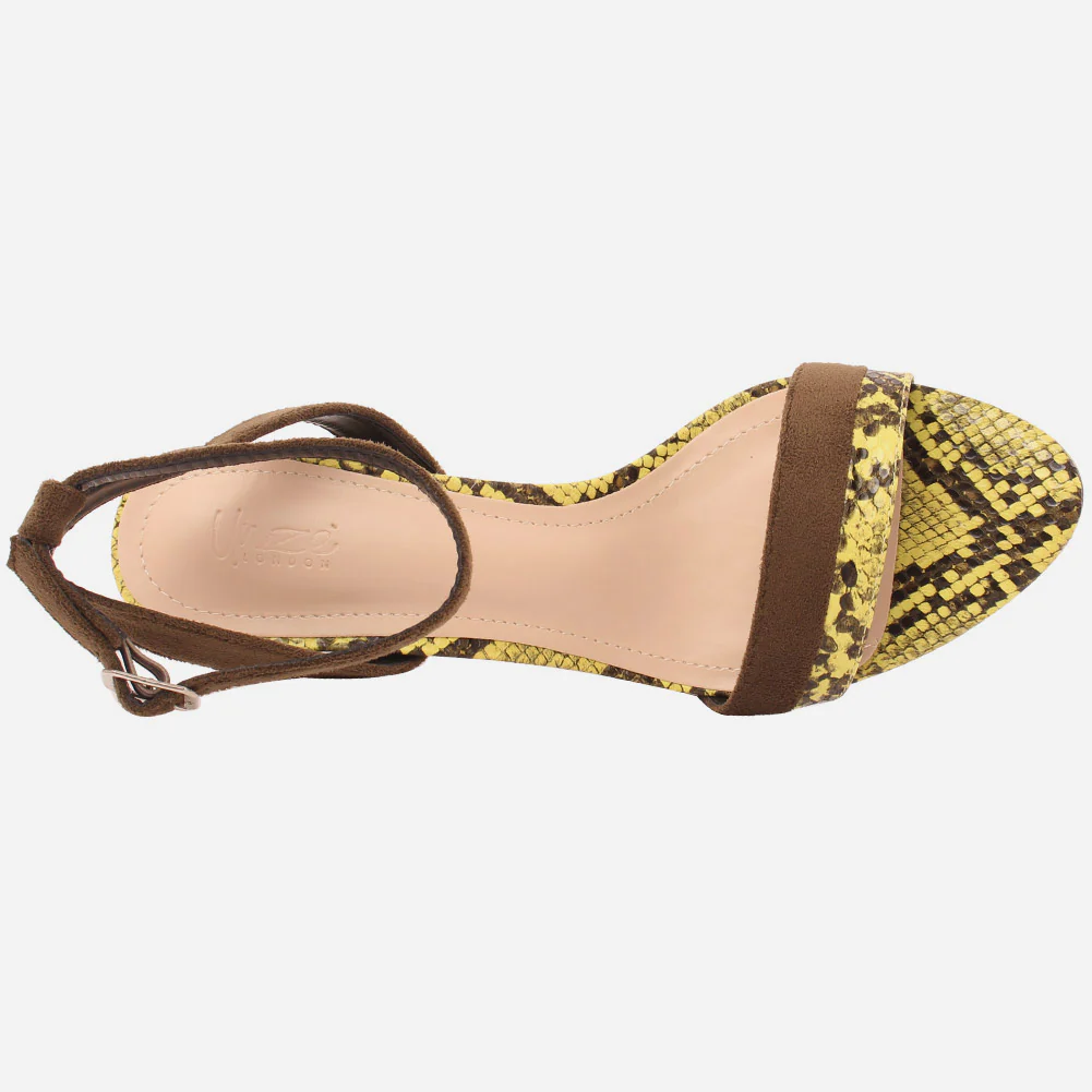 Women "Connie" Casual Suede Sandals With Buckle Fastening - Image 4