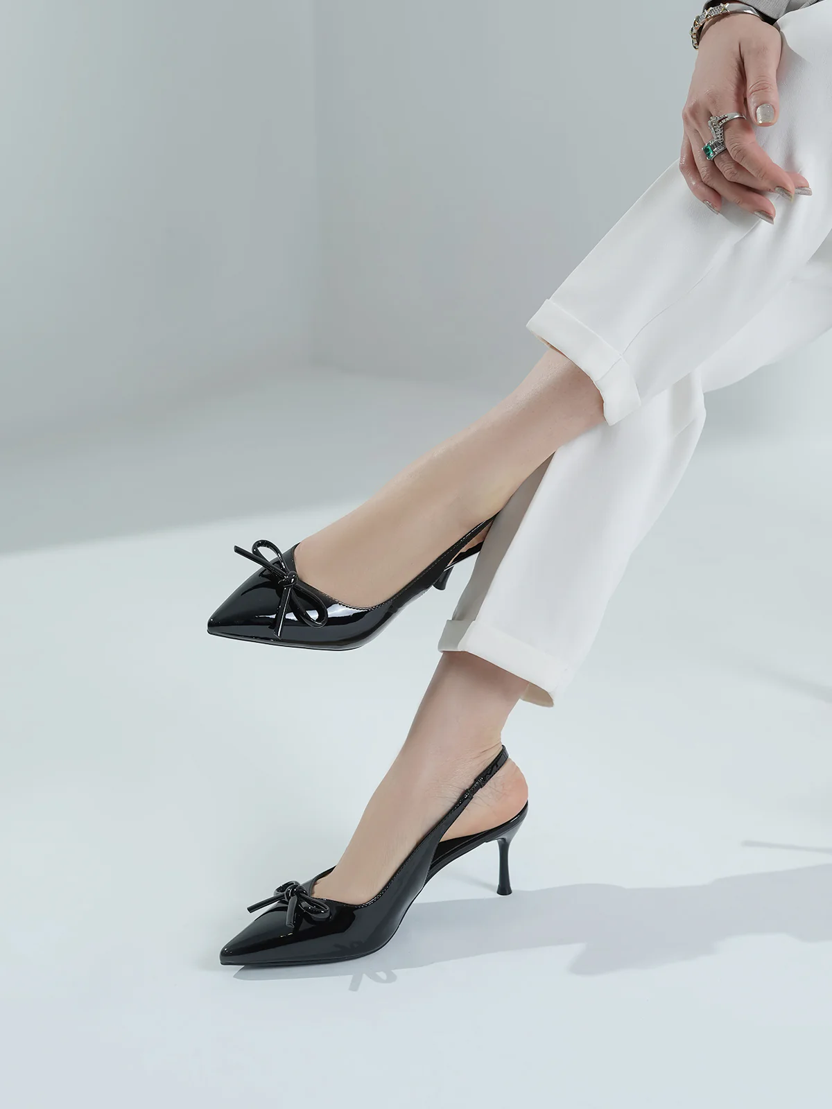 Women "ELAINE" Pointed Toe Sandals