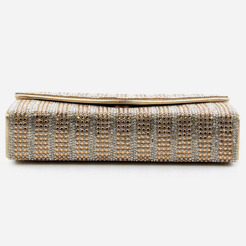 Women Evening Clutch Bag Wedding Handbag Prom Purse Sparkly Flap Over Party Bags Diamante Birthday Gifts for Her - Image 2