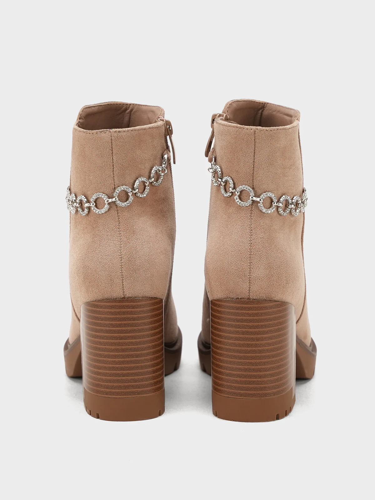Women "FOLAMI" Stylish Chain Ankle Boots - Image 8