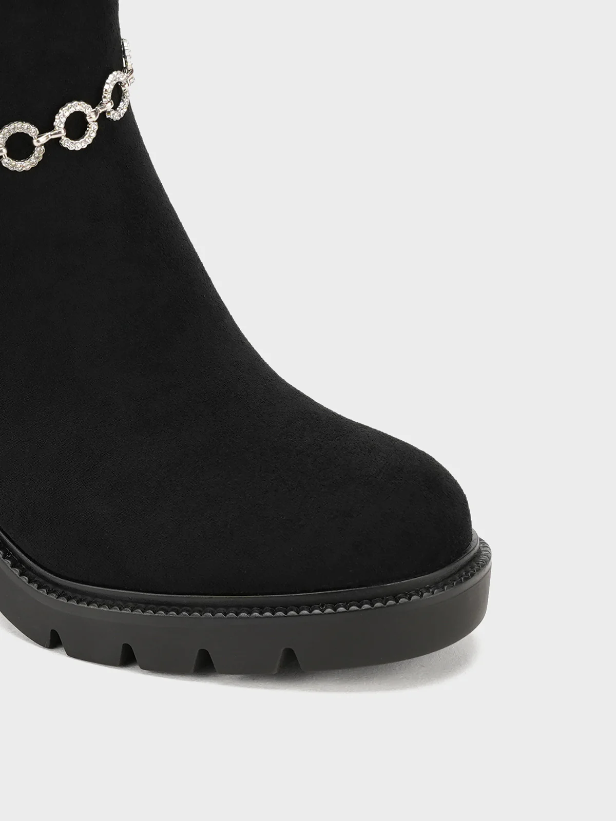 Women "FOLAMI" Stylish Chain Ankle Boots - Image 7