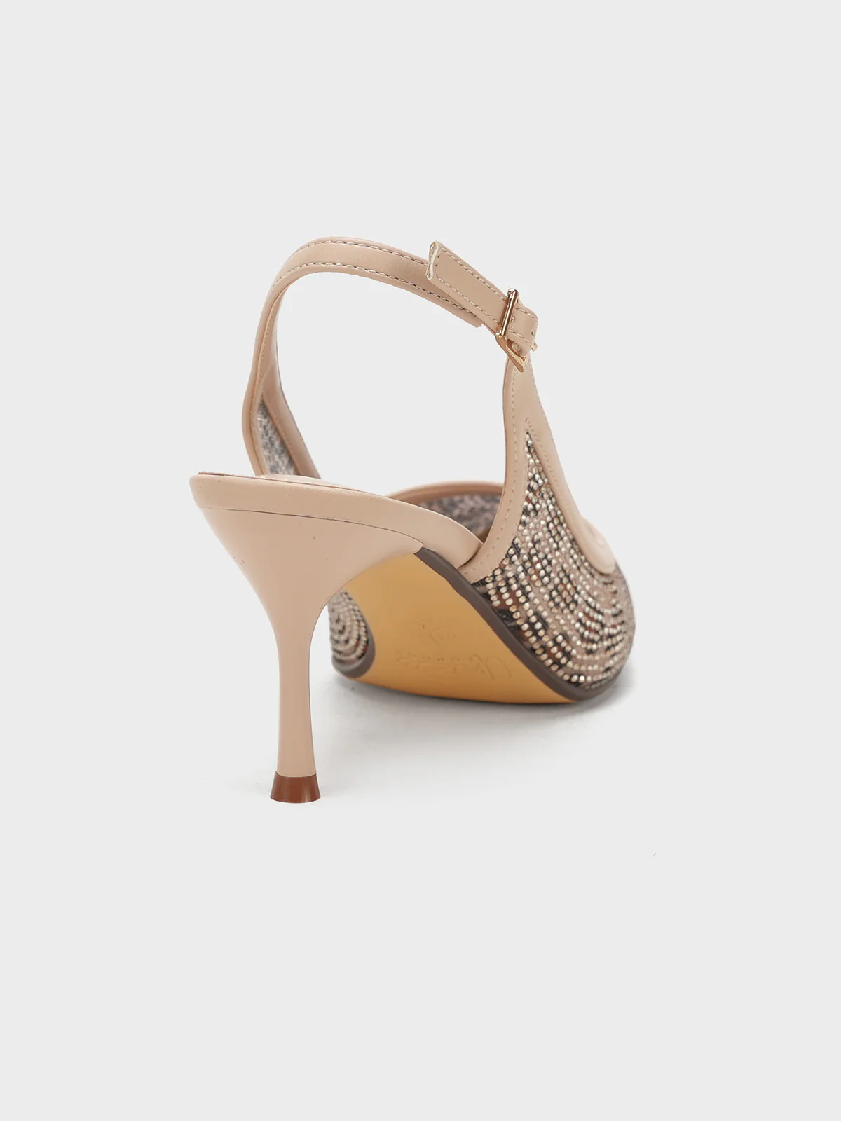 Women "GRACIE" Glamorous Touch Net Sandals - Image 5