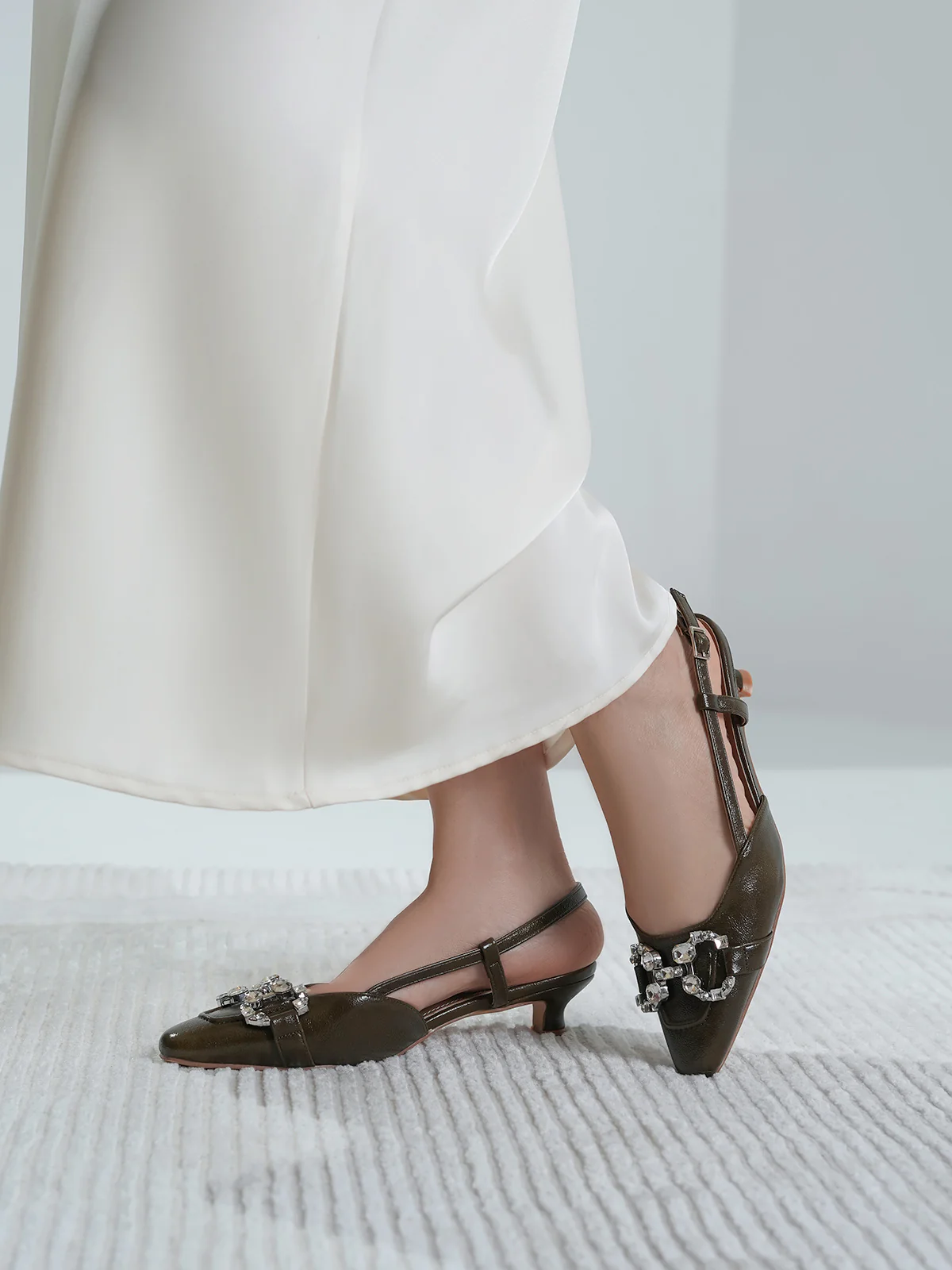 Women "HAYDN" Fancy Buckle Design Sandals - Image 6