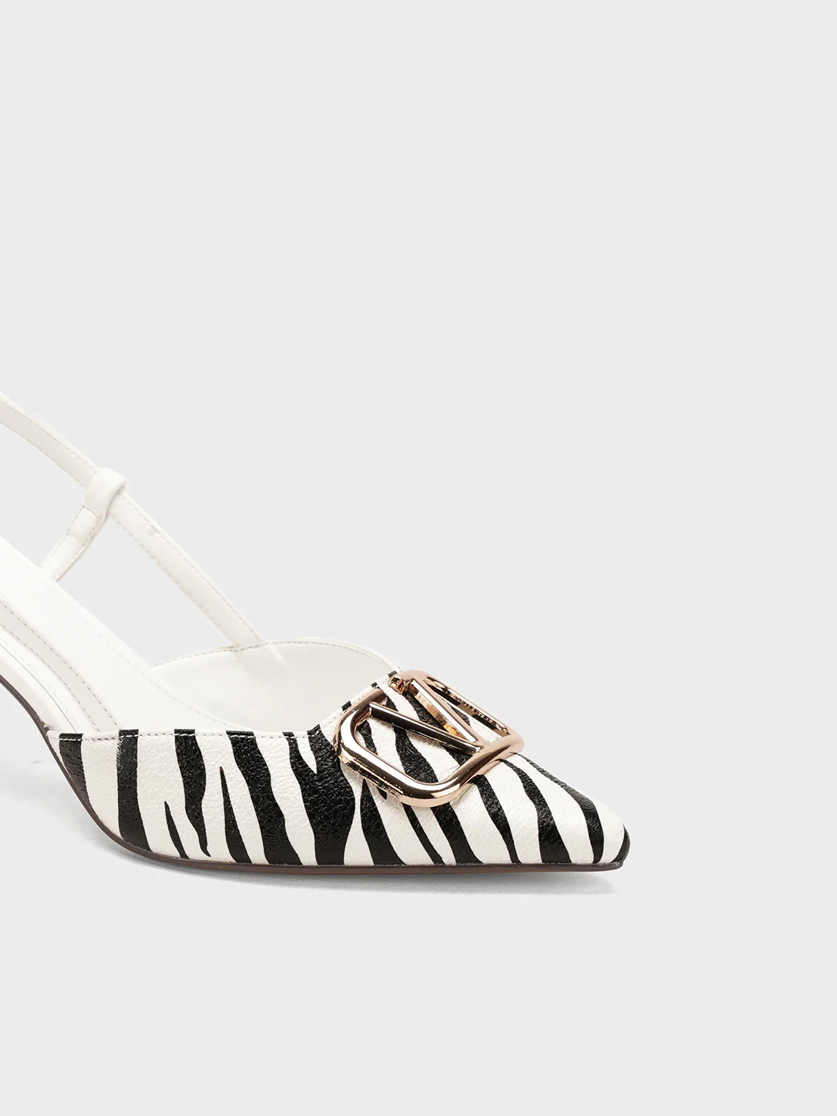 Women "HILLARY" Pointed Toe Buckle Sandals - Image 7