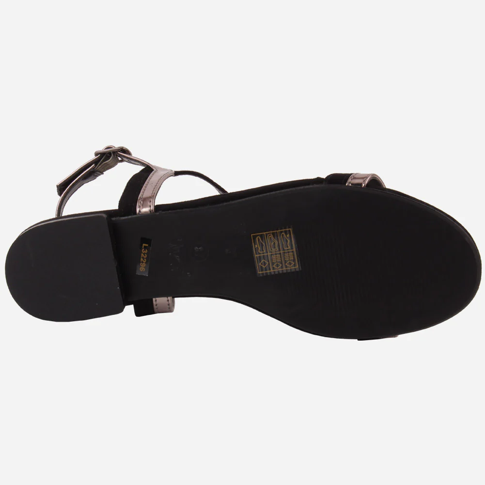 Women "ISLA" Two Tone Glittery Sandals - Image 5
