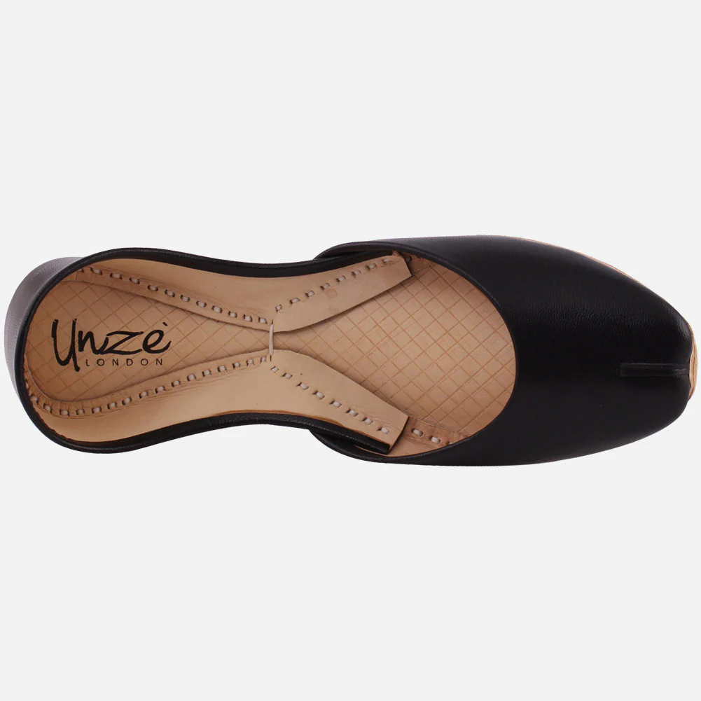Women “ISORA”  Stylish Plain Surface  Stitched Design Khussa - Image 4