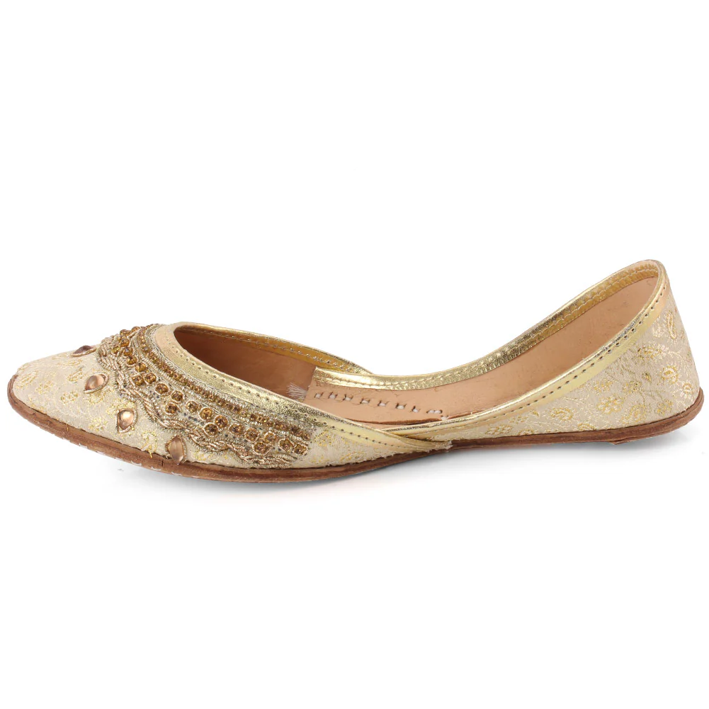 Women “JACY”  Sequins Adorned Indian Khussa - Image 3