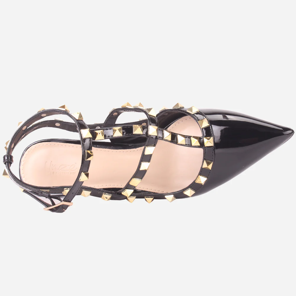 Women "JARNE" Studded Stiletto Sandals - Image 4