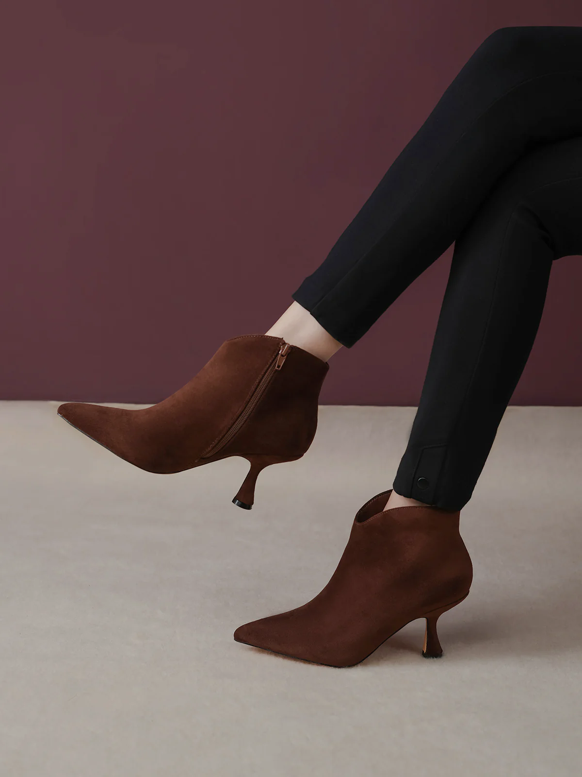 Women "JAYDEN" Stylish Zipper Boots - Image 3