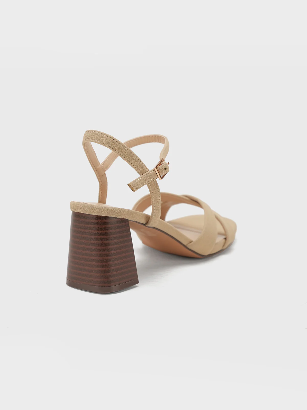 Women "JEFFREY" Block Heel Buckle Sandals - Image 4