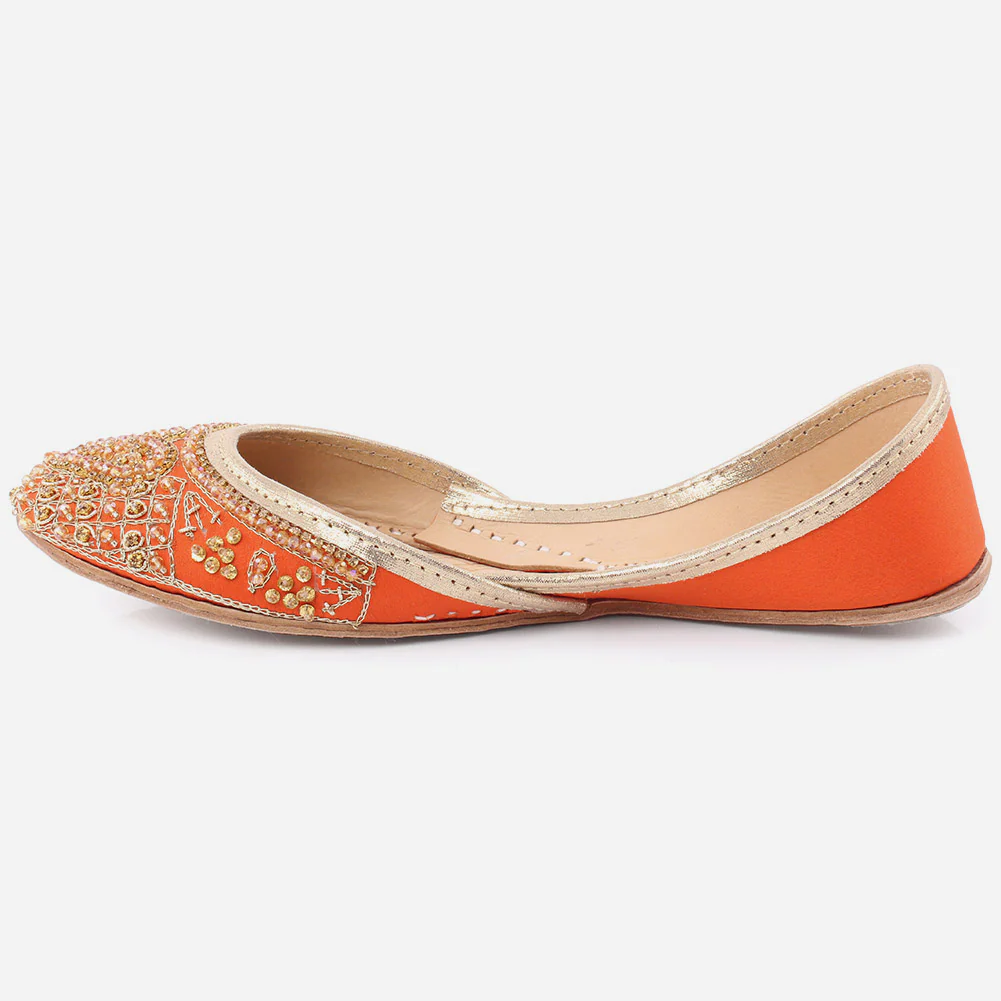 WOMEN "JUDY" TRADITIONAL HANDMADE LEATHER KHUSSA - Image 3