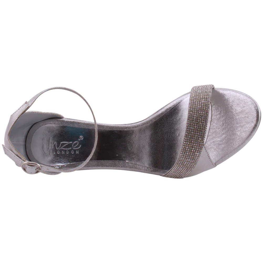 Women ‘Liam’ Diamante Embellished Sandals - Image 4