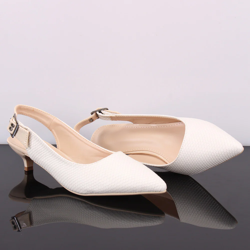 Women "MEGAN" Pointed Toe Fabric Sandals - Image 6