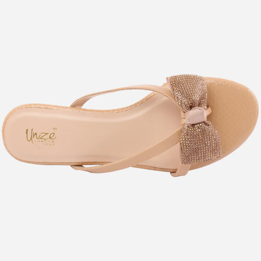 Women "Najwa" Flat Evening Slipers - Image 4