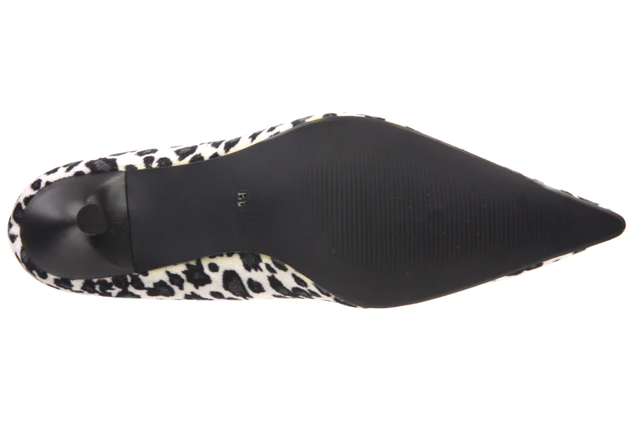Women Pointed Toe Court Shoes in leopard Print and Stilleto Mid Heel - Image 5