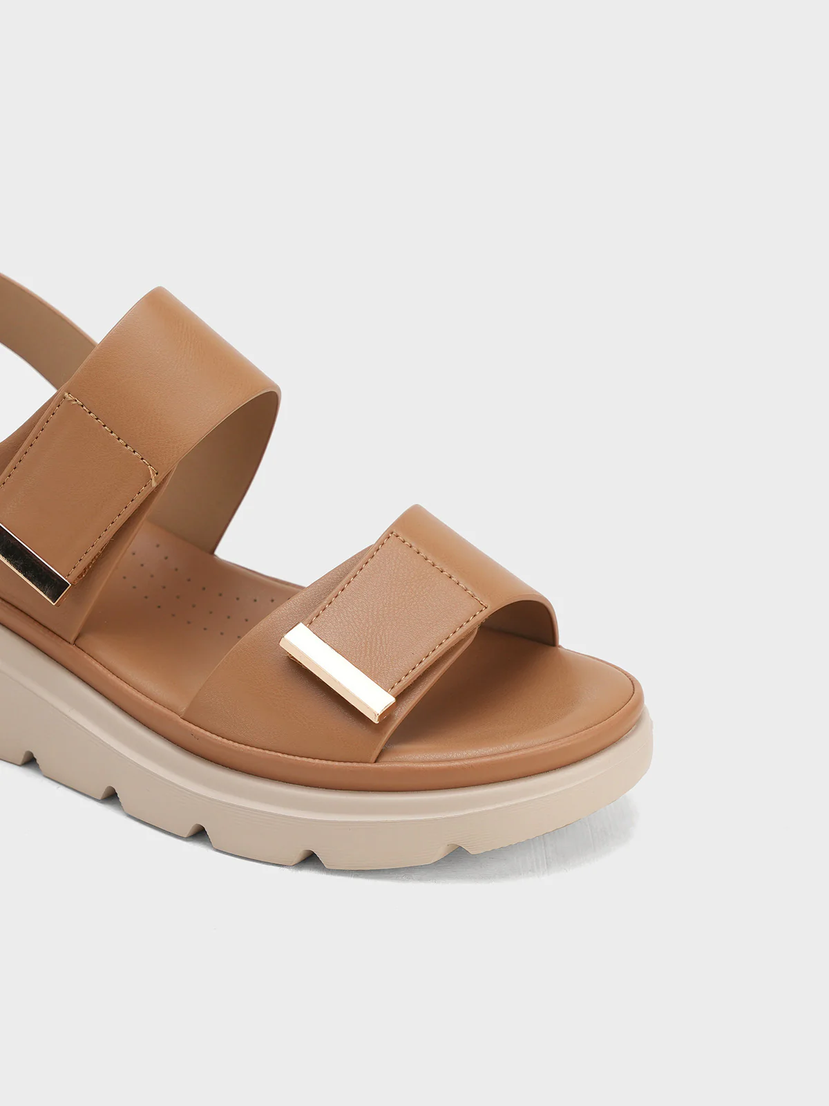 Women "RILEY" Comfort Velcro Strap Sandals - Image 5