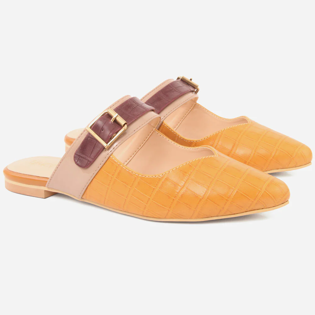 Women "SAVANNAH" Pointy Toe Flat Slippers - Image 2
