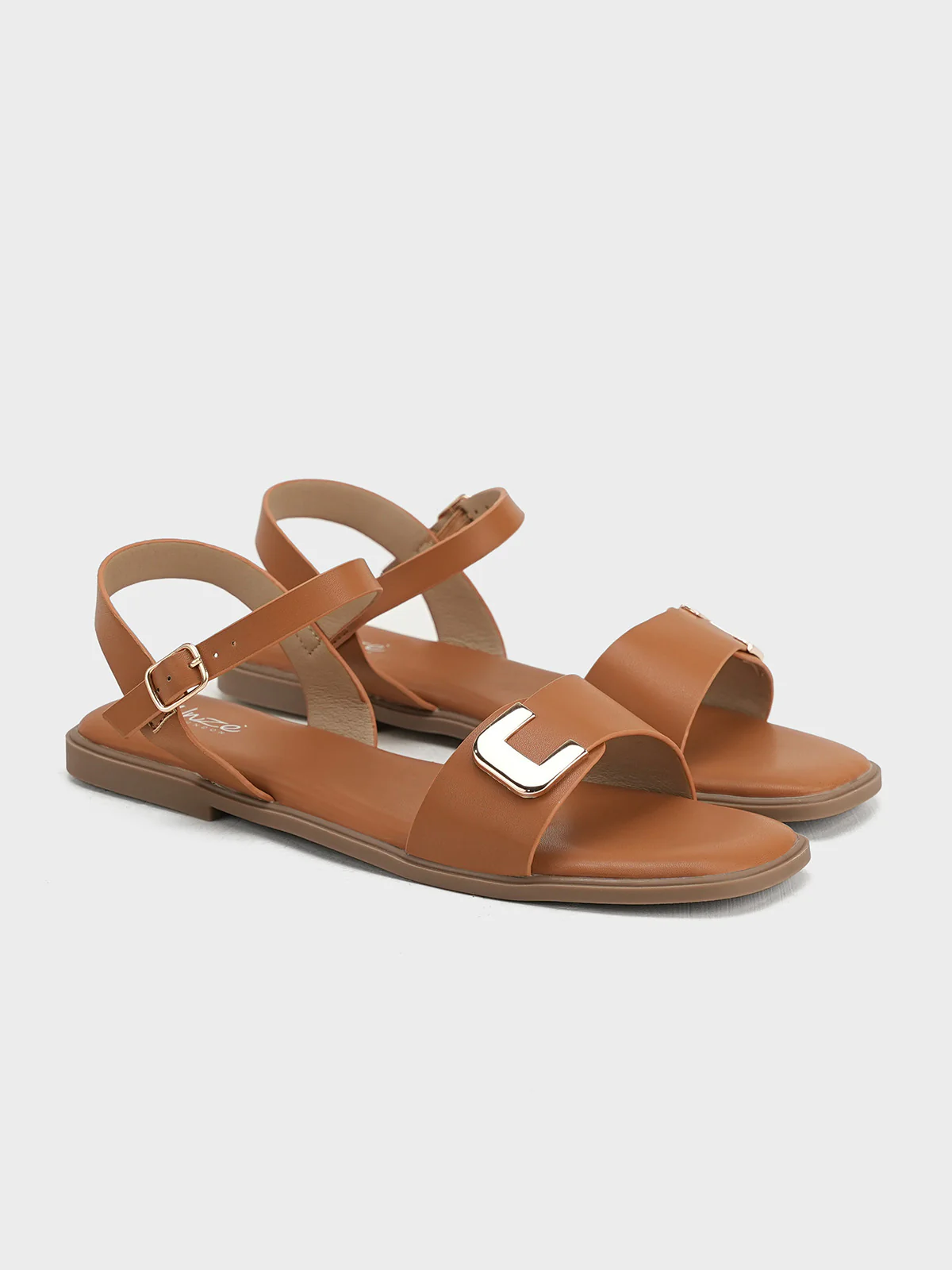 Women "SEBAS" Flat Buckle Sandals - Image 4