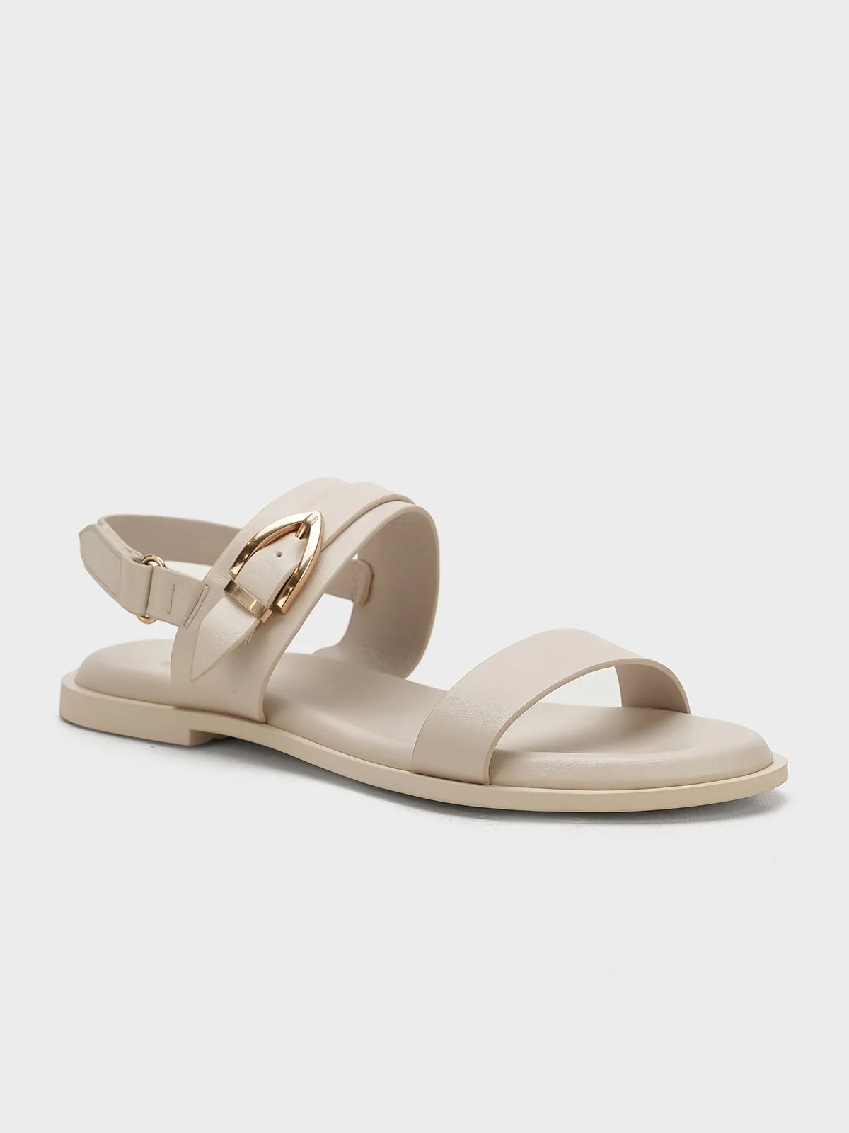Women "STETO" Velcro Strap Flat Sandals - Image 2