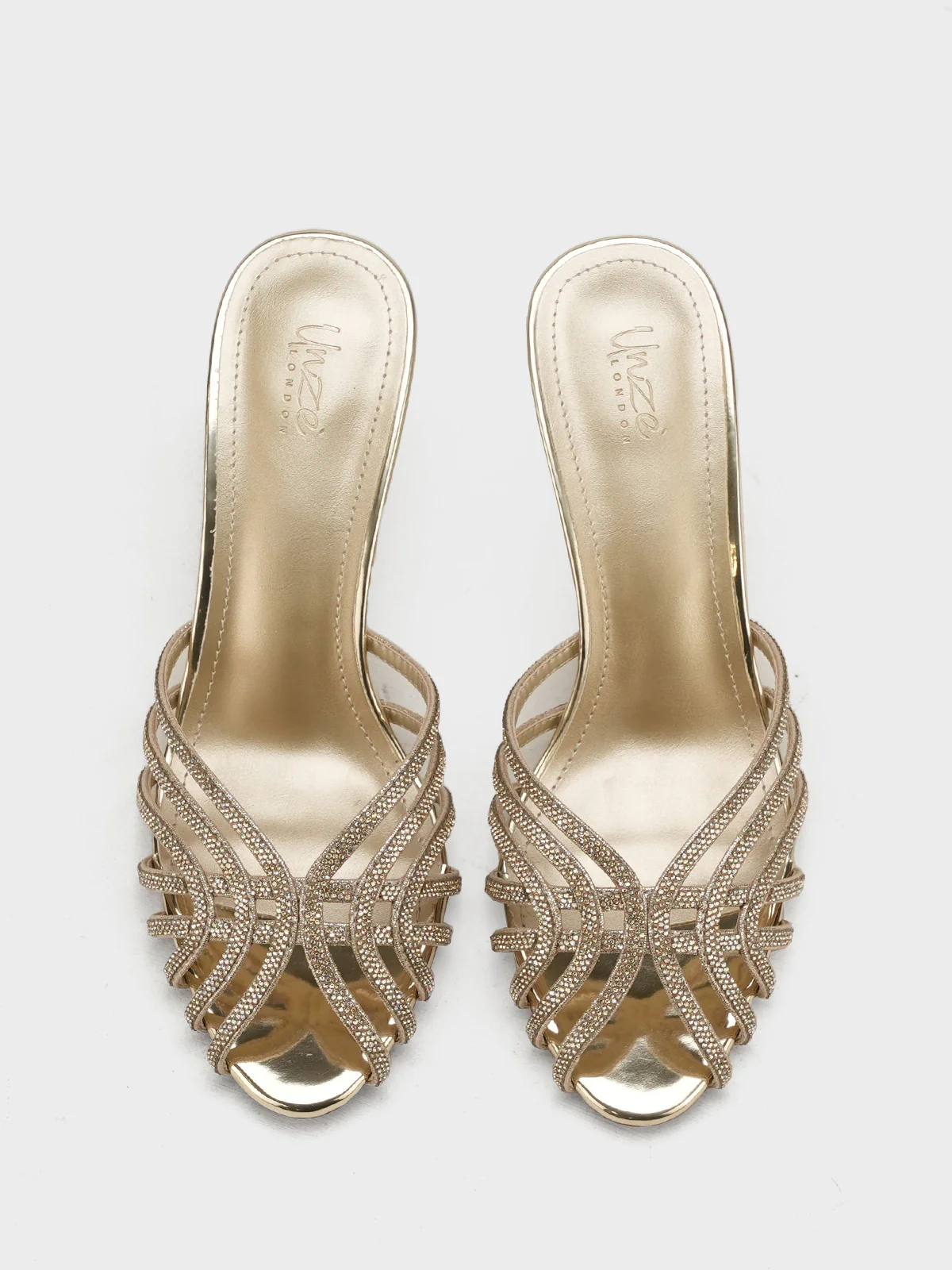Women "SYLVIA" Fancy Slip On Heel Sandals - Image 6