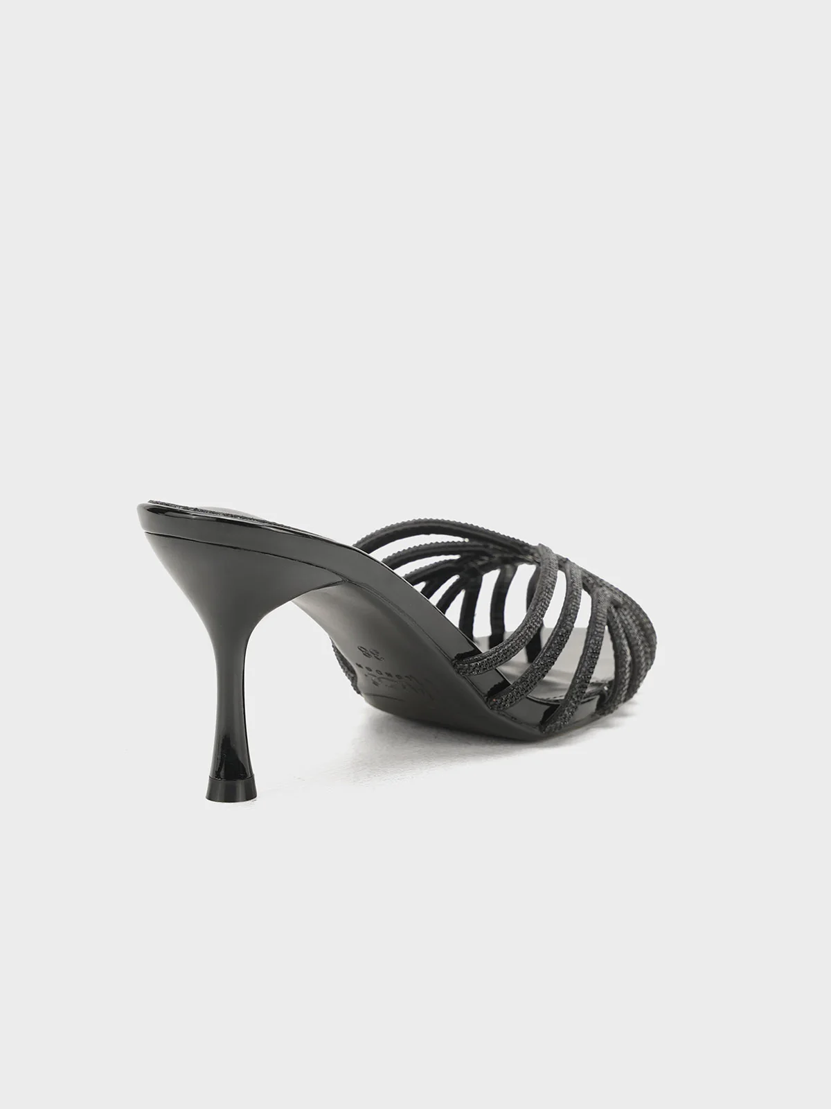 Women "SYLVIA" Fancy Slip On Heel Sandals - Image 5