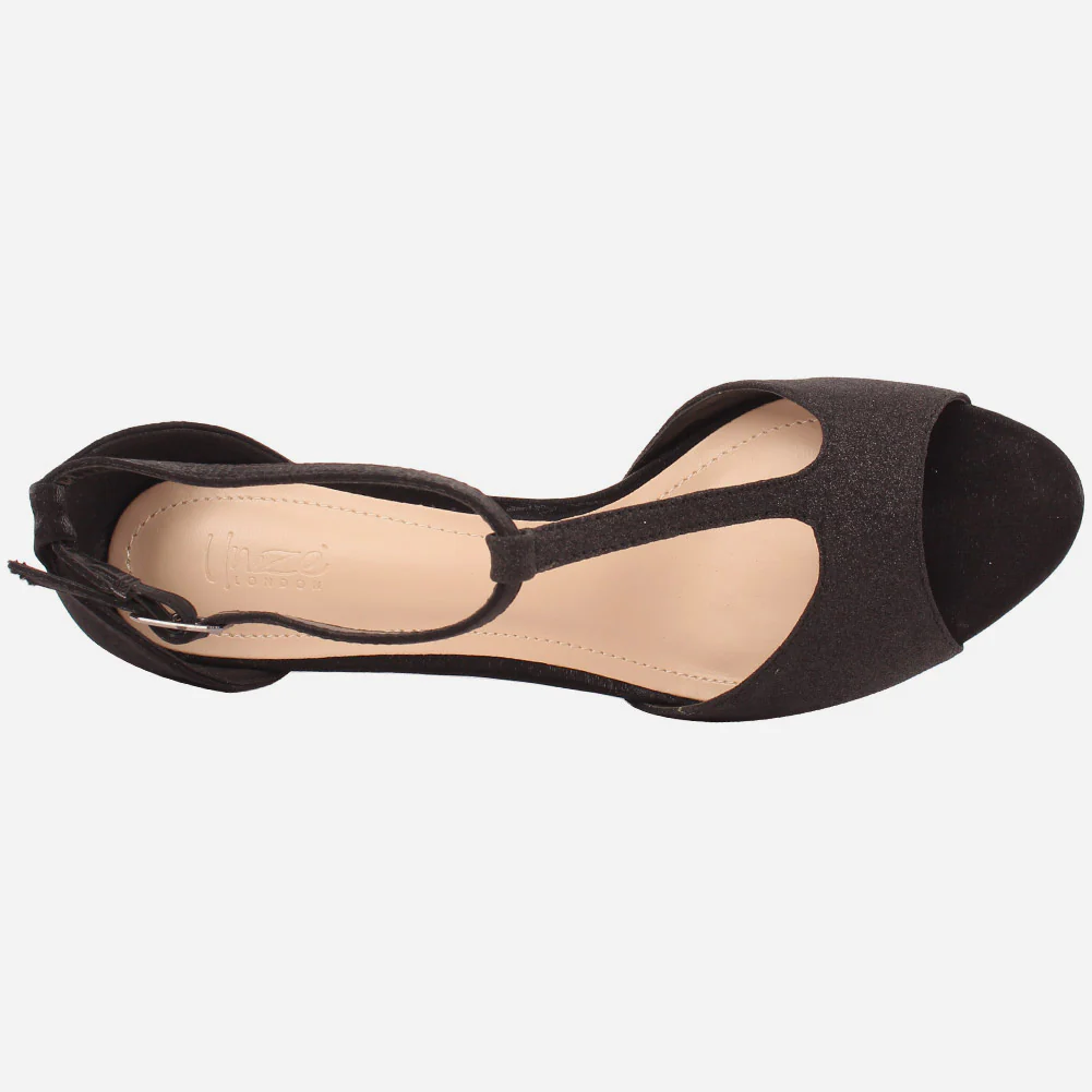 Women "Trine" Glossy Buckle Fastening Sandals - Image 4