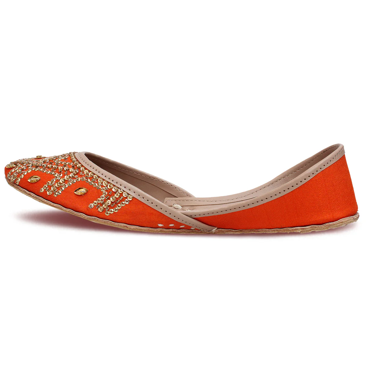 Women's "ADOLF" Sequence Leather Khussa - Image 3