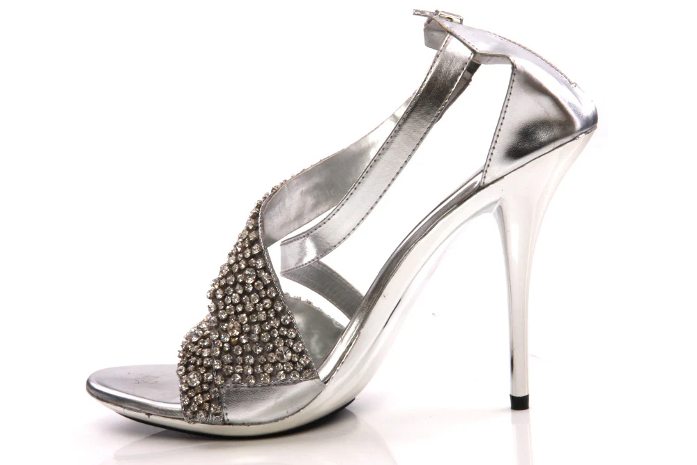 Womens 'Anika' Criss Cross Evening Sandal - Image 3