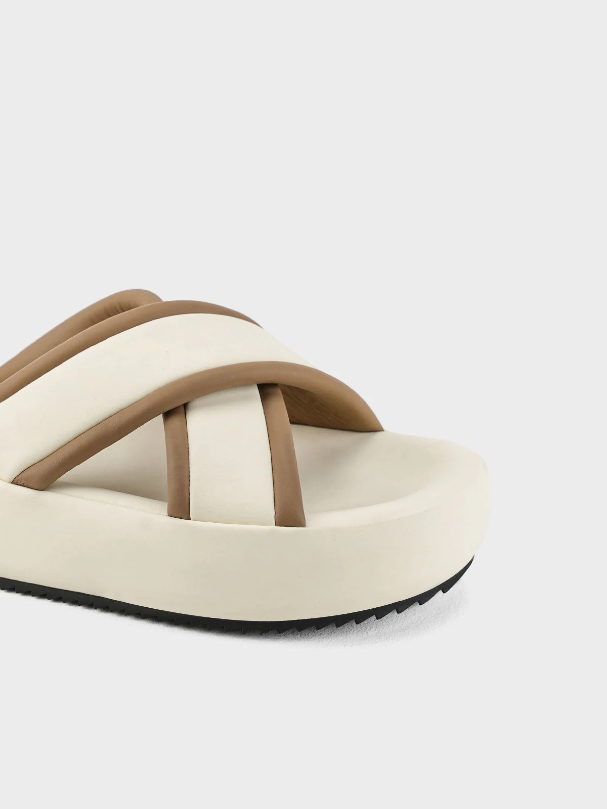 Womens "BOWIE" Cross Over Design Slippers - Image 6