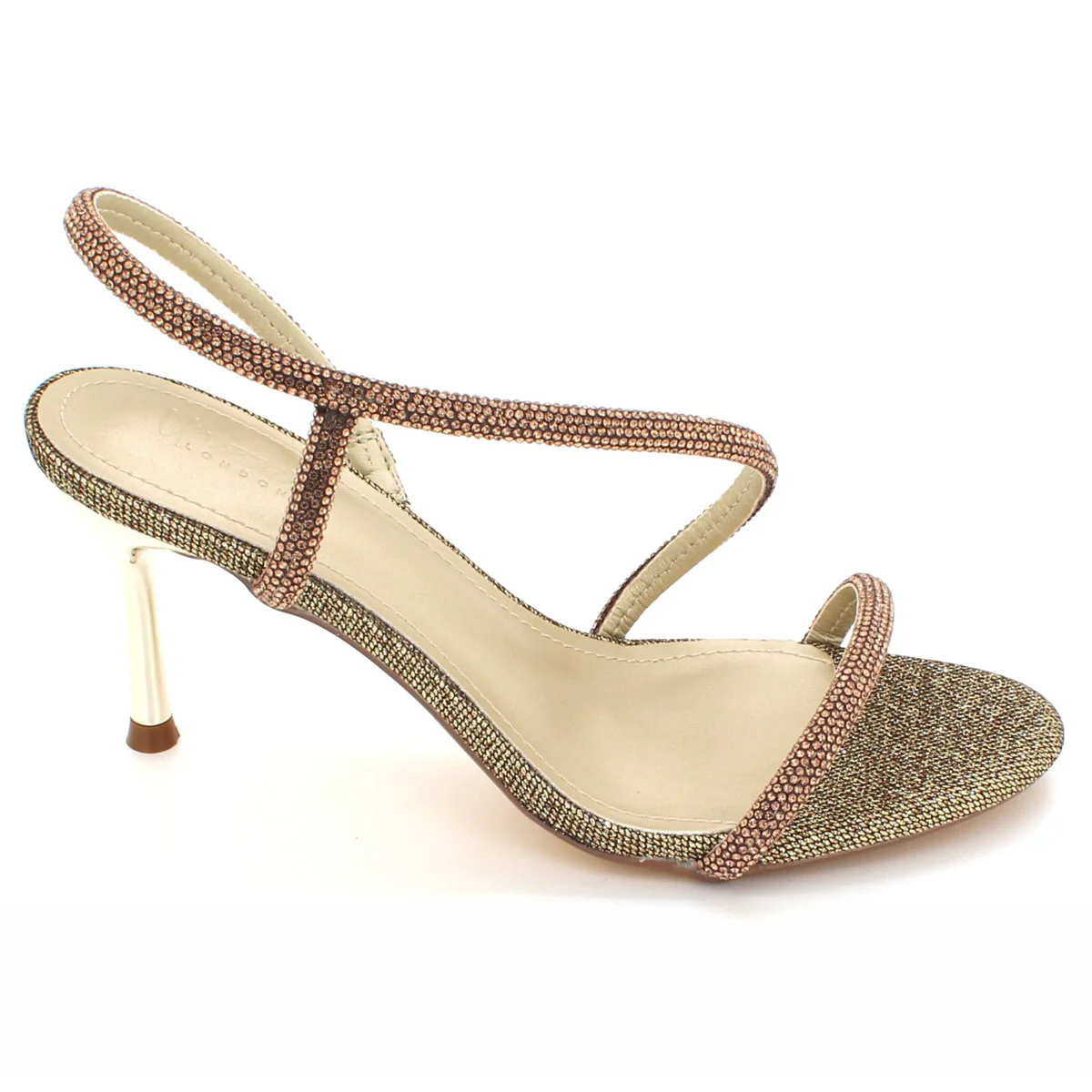 Womens "CORAL" Decorated Party Sandals - Image 5