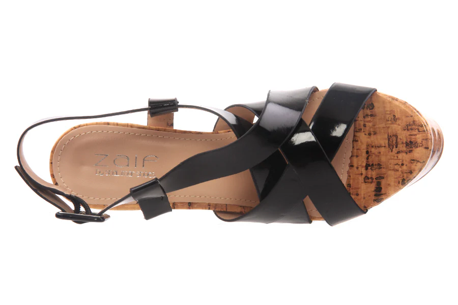 Womens 'Davida' Platform High Heel Sandals - Image 4