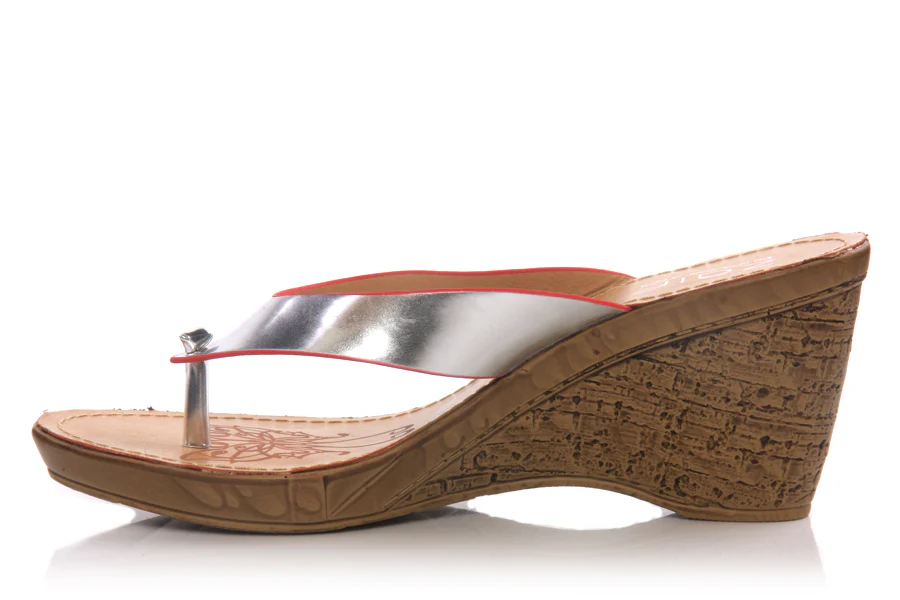 Womens 'Deana' Wedge High Heel Sandal - Image 2