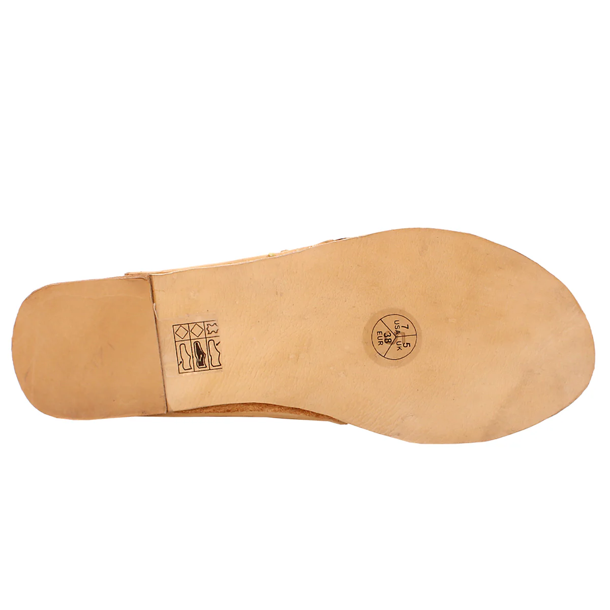 Womens "EMIN" Decorated Leather Kolhapuri Slippers - Image 5