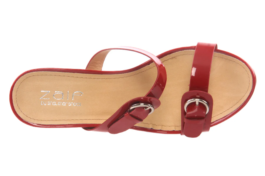 Womens High Heel 'Giselle' Wedge Sandal - Image 4
