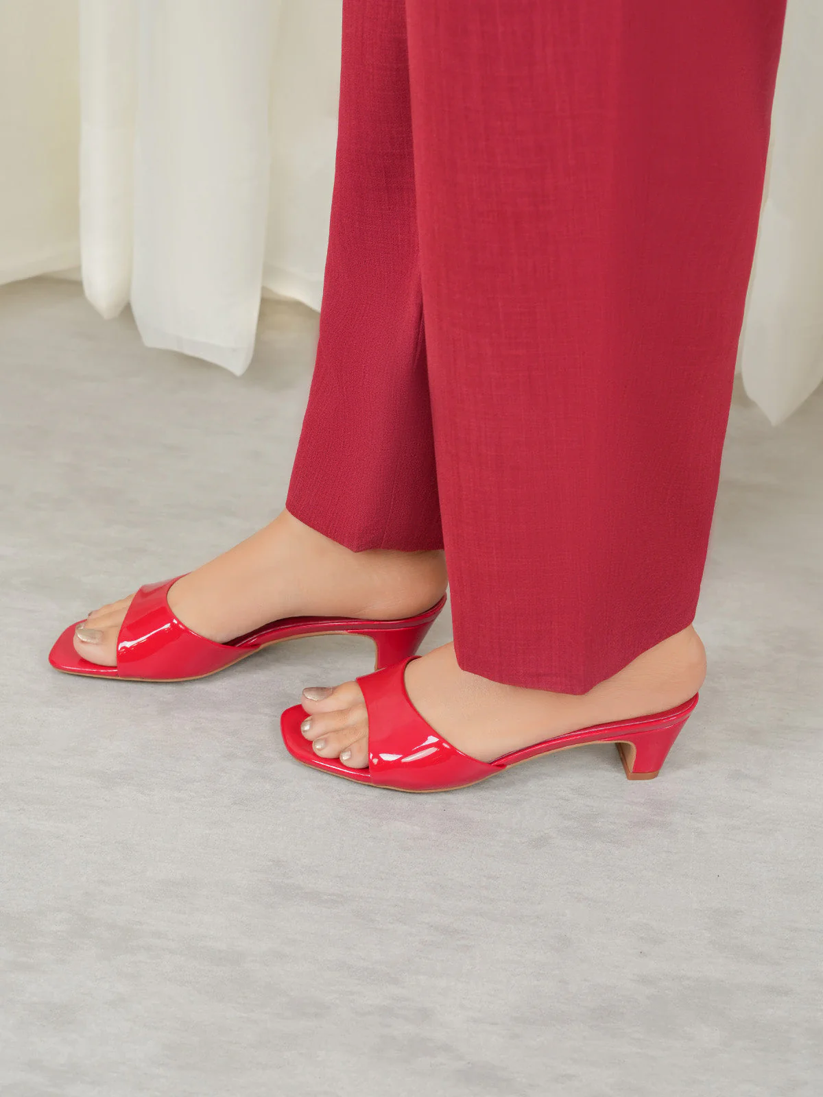 Womens "LUNA" Block Heels Sandals - Image 6