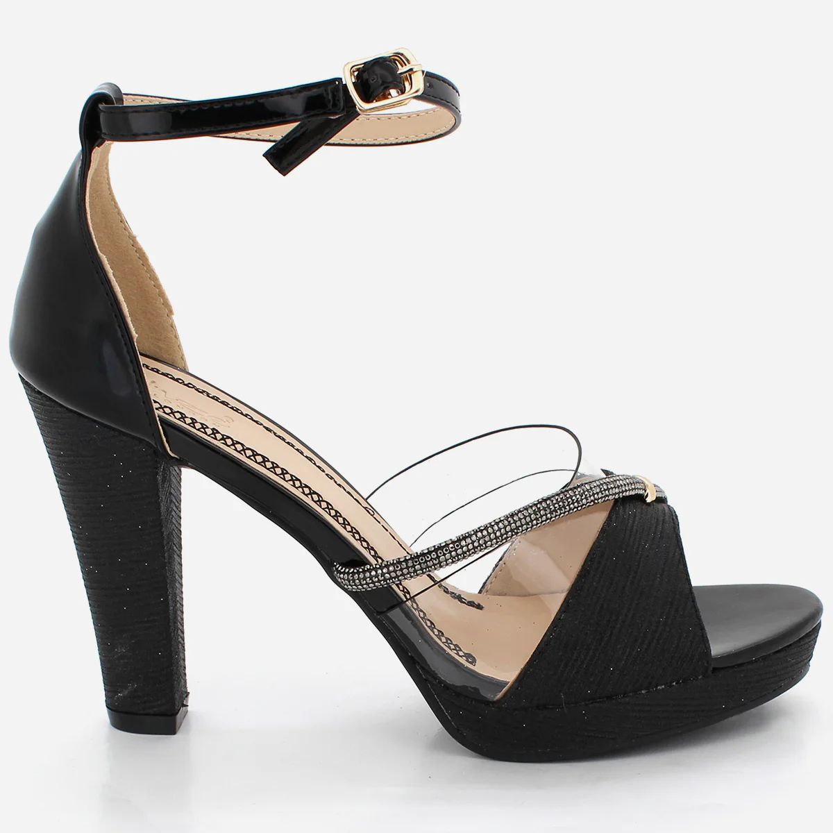 Womens "LUNA" Fancy Decorated Wedding Sandals - Image 2