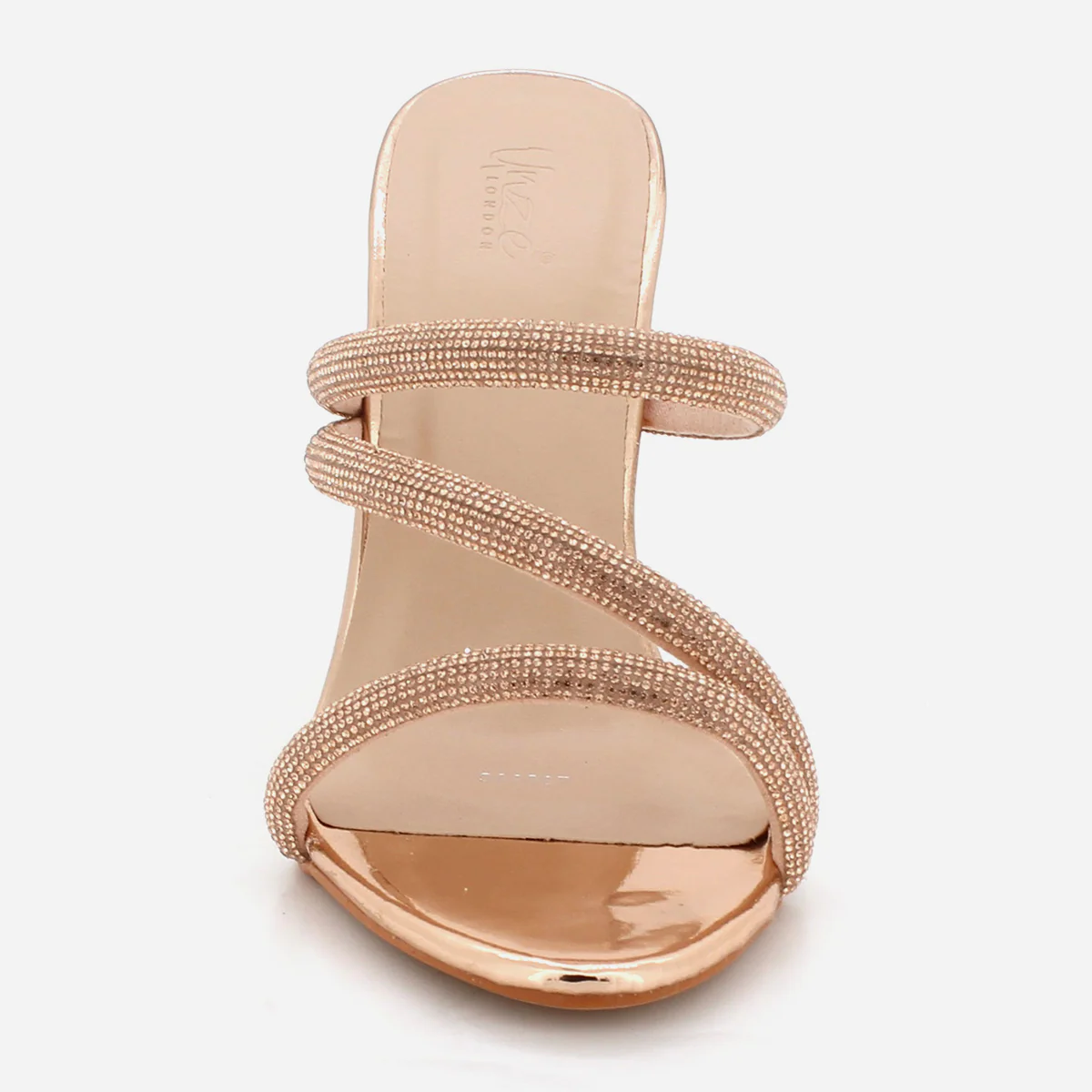Womens "MIA" Decorated Anklet Strap Party Sandals - Image 5